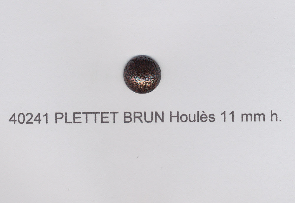 40241  PLETTET KOBBER BRUN