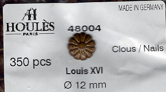 48004 Louis XVI GAMMEL MESSING Ø12mm 170