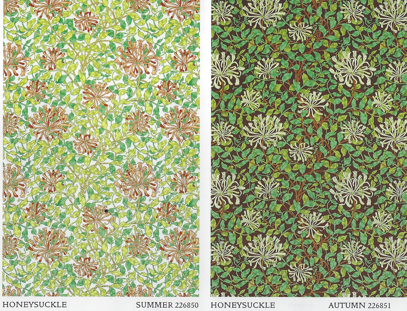 MORRIS & Co - WILLOW BOUGH - HONEYSUCKLE - VINE - KENNET 2023