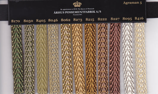 Århus Possementfabrik - Agraman 05  til bage 8170 - 8050 - 8405 - 8095