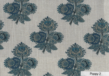 GP&J BAKER  COROMANDEL SMALL PRINTS   POPPY BPI0823