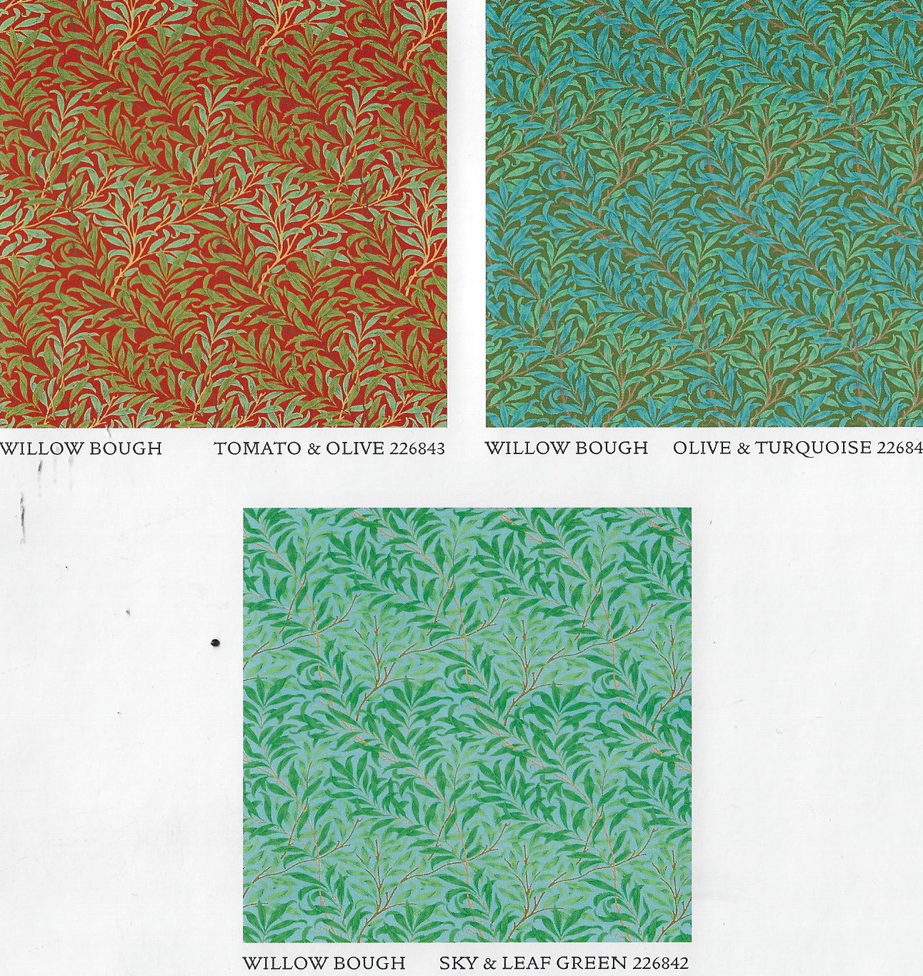MORRIS & Co - WILLOW BOUGH - HONEYSUCKLE - VINE - KENNET   2023