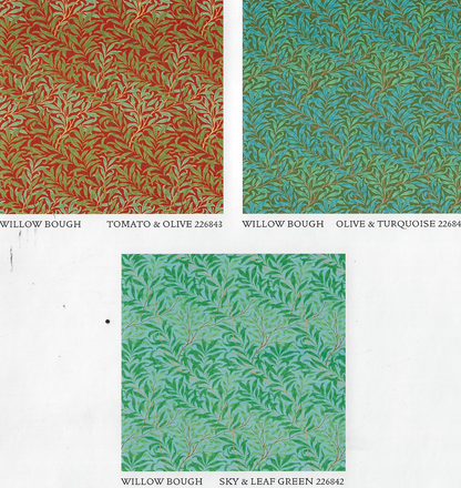 MORRIS & Co - WILLOW BOUGH - HONEYSUCKLE - VINE - KENNET   2023